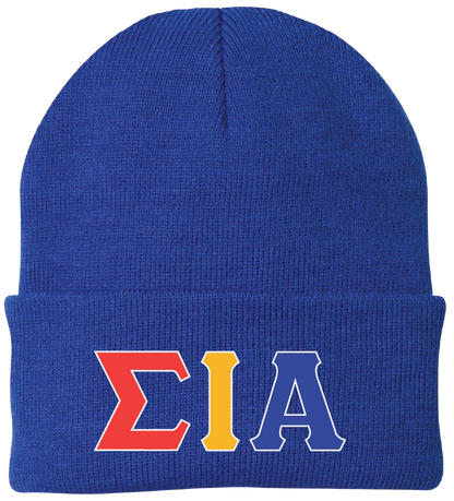 Sigma Iota Alpha Lettered Beanies