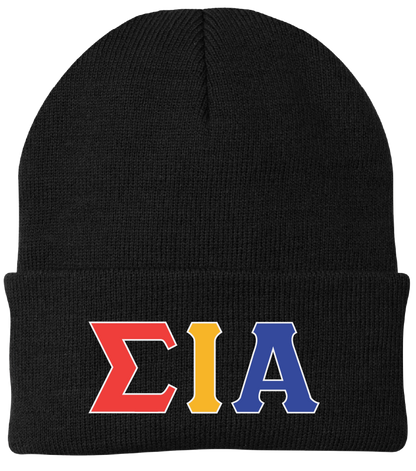 Sigma Iota Alpha Lettered Beanies