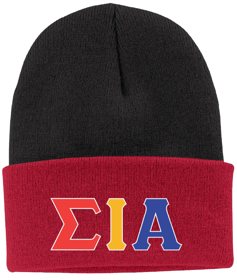 Sigma Iota Alpha Lettered Beanies