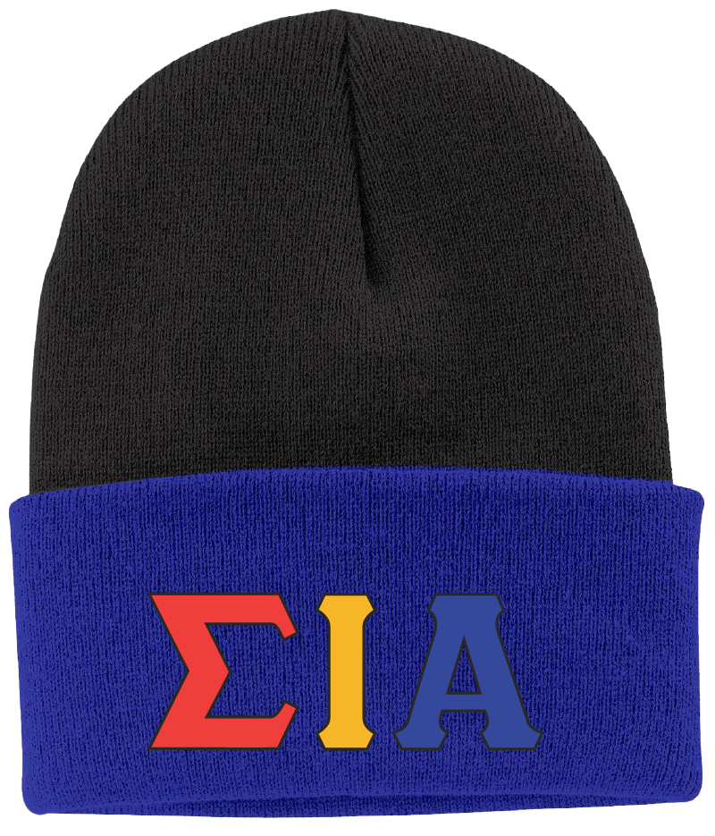 Sigma Iota Alpha Lettered Beanies