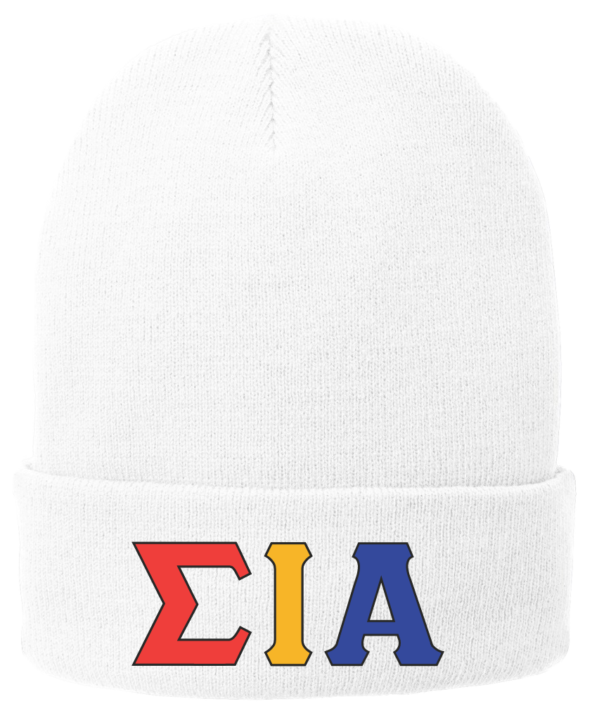 Sigma Iota Alpha Lettered Beanies