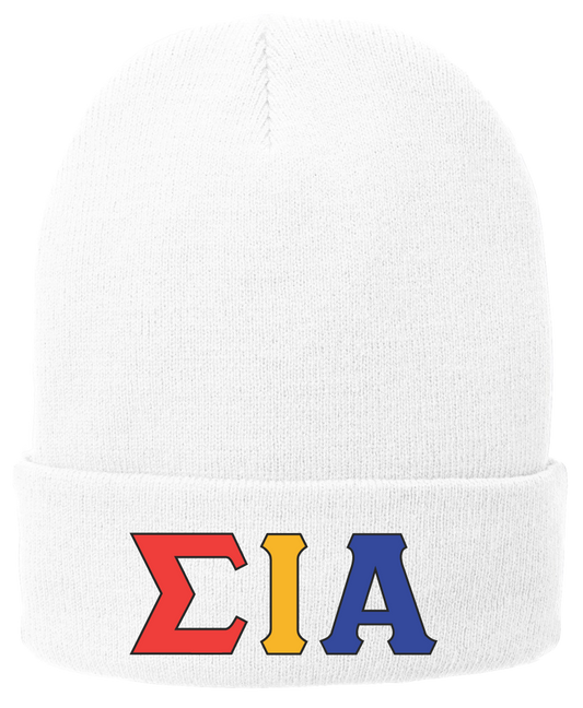 Sigma Iota Alpha Lettered Beanies