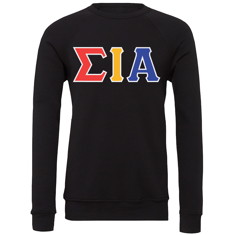 Sigma Iota Alpha Lettered Crewneck Sweatshirts