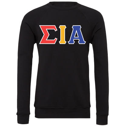 Sigma Iota Alpha Lettered Crewneck Sweatshirts