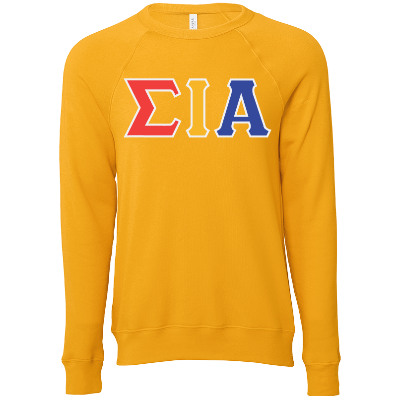 Sigma Iota Alpha Lettered Crewneck Sweatshirts