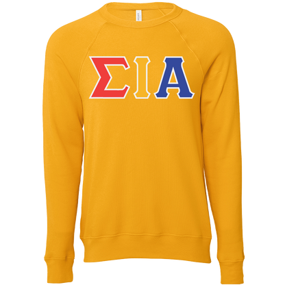 Sigma Iota Alpha Lettered Crewneck Sweatshirts