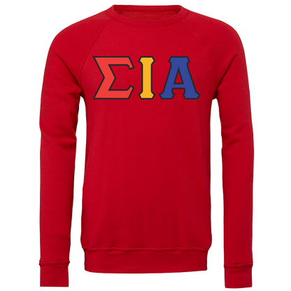 Sigma Iota Alpha Lettered Crewneck Sweatshirts