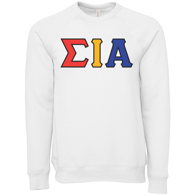 Sigma Iota Alpha Lettered Crewneck Sweatshirts