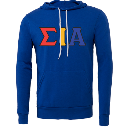 Sigma Iota Alpha Lettered Hooded Sweatshirts