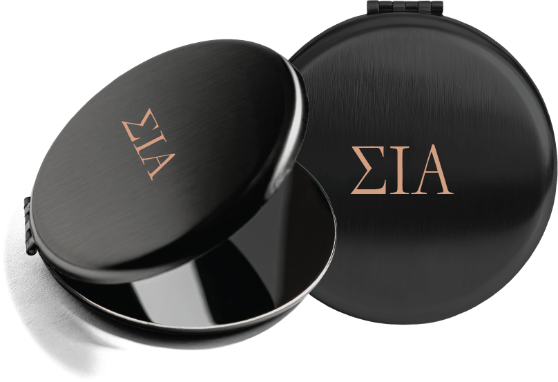 Sigma Iota Alpha Lettered Pocket Mirrors