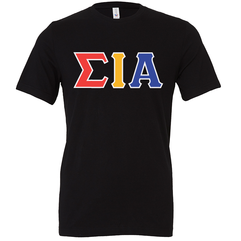 Sigma Iota Alpha Lettered Short Sleeve T-Shirts