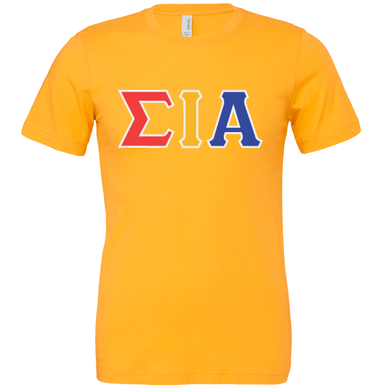 Sigma Iota Alpha Lettered Short Sleeve T-Shirts