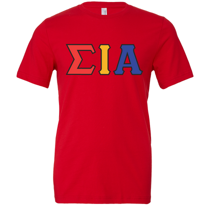 Sigma Iota Alpha Lettered Short Sleeve T-Shirts