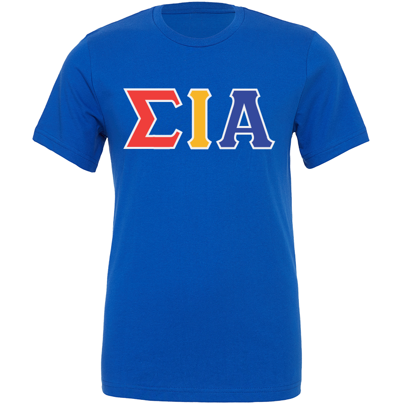 Sigma Iota Alpha Lettered Short Sleeve T-Shirts