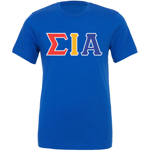 Sigma Iota Alpha Lettered Short Sleeve T-Shirts