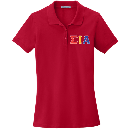 Sigma Iota Alpha Ladies' Embroidered Polo Shirt