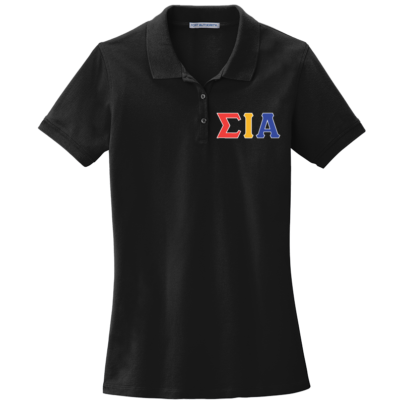 Sigma Iota Alpha Ladies' Embroidered Polo Shirt