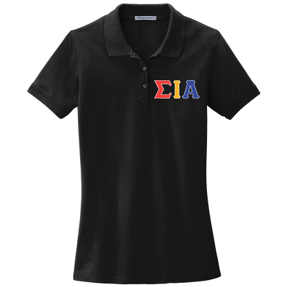 Sigma Iota Alpha Ladies' Embroidered Polo Shirt