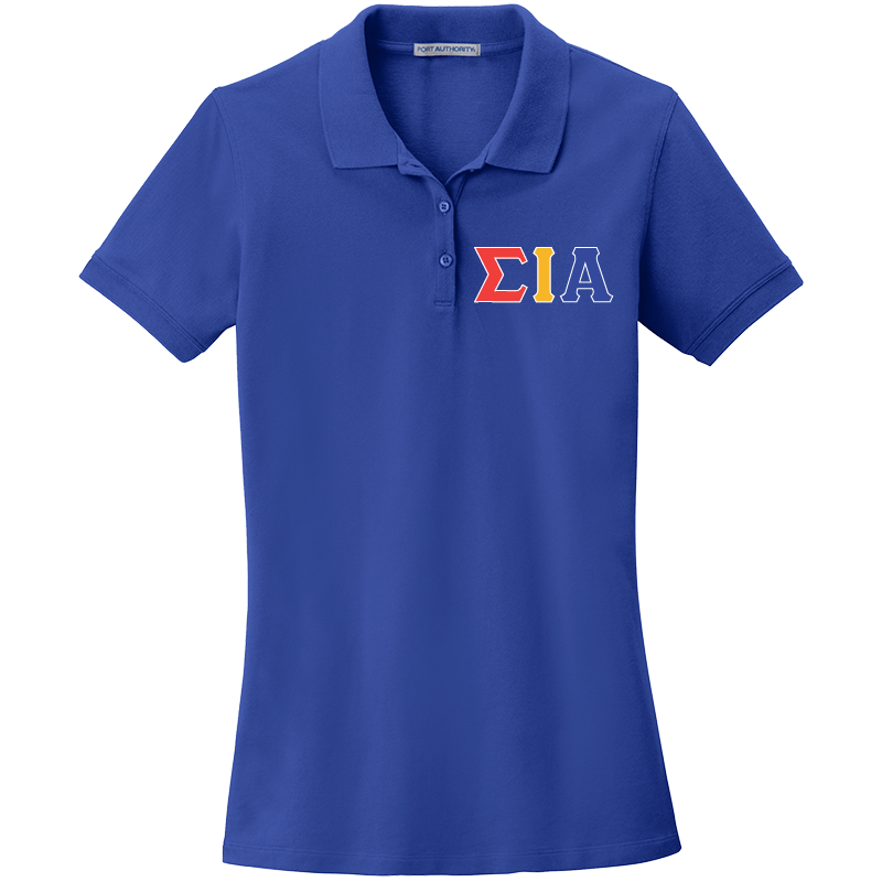 Sigma Iota Alpha Ladies' Embroidered Polo Shirt