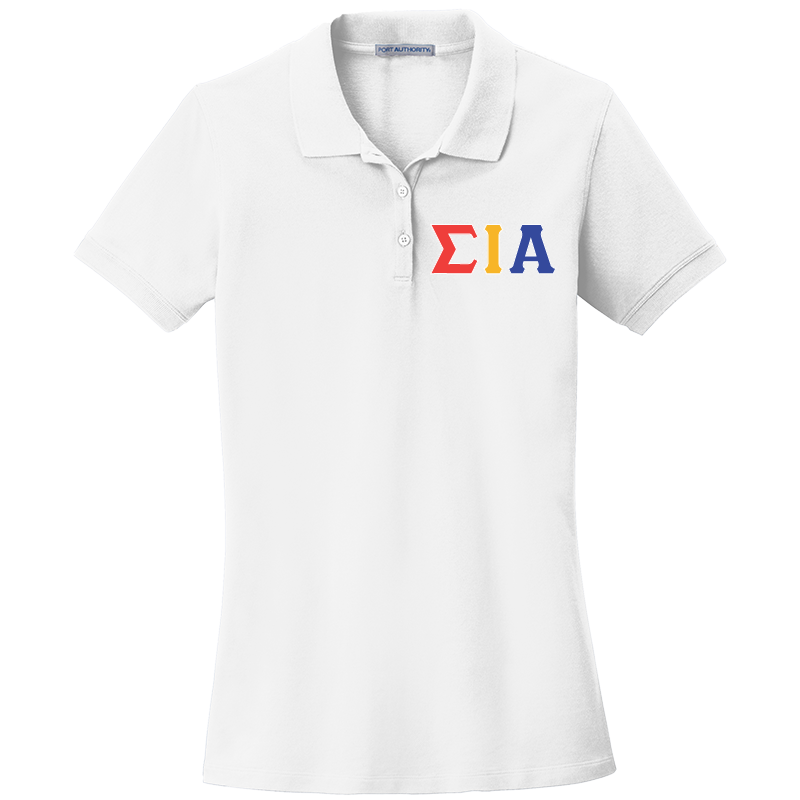 Sigma Iota Alpha Ladies' Embroidered Polo Shirt