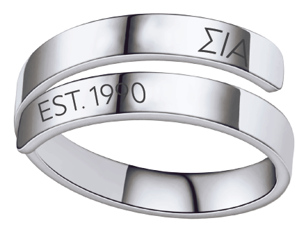 Sigma Iota Alpha Year and Letters Rings