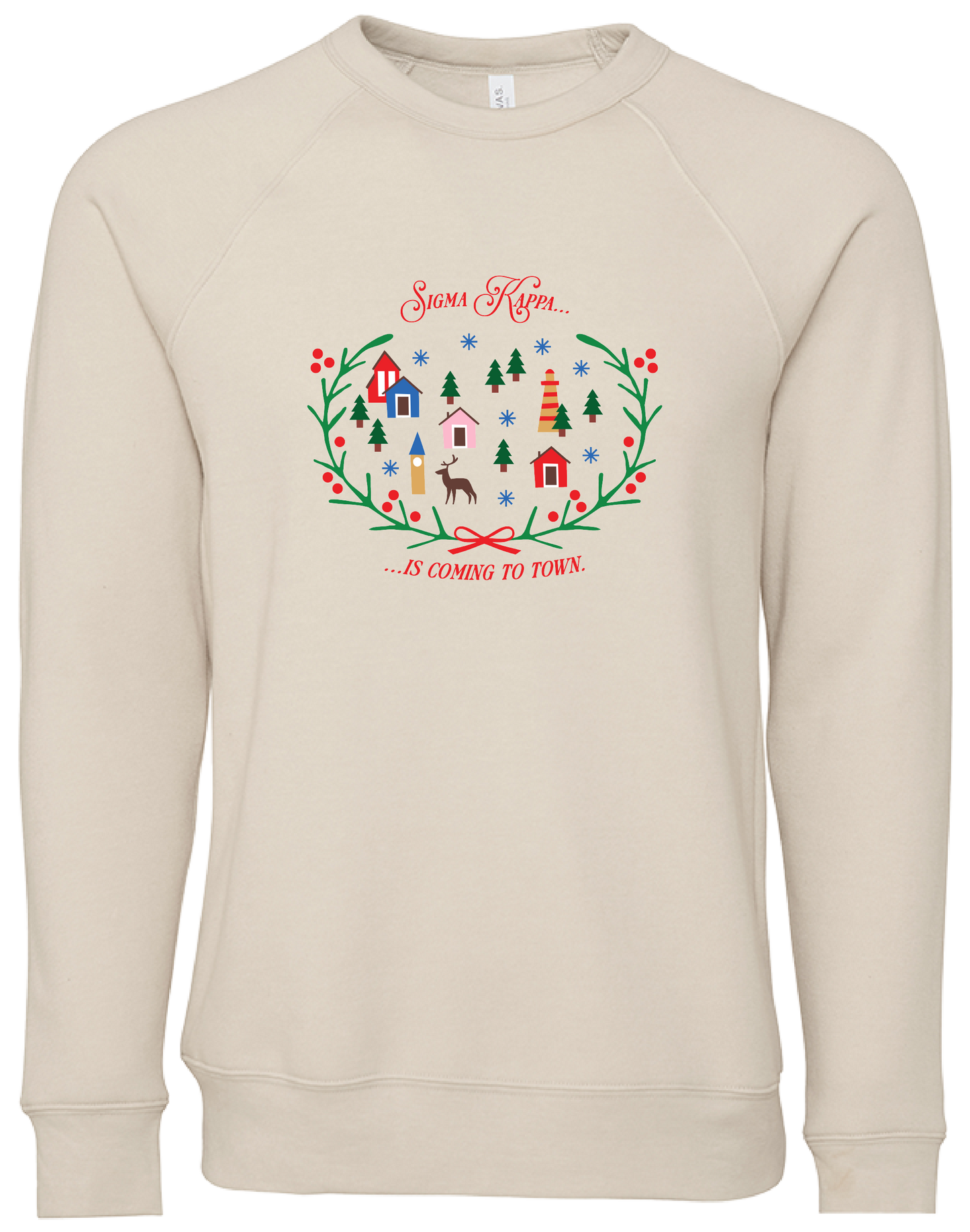 Sigma Kappa Christmas Village Crewneck