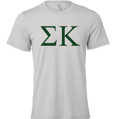 Sigma Kappa Lettered Short Sleeve T-Shirts