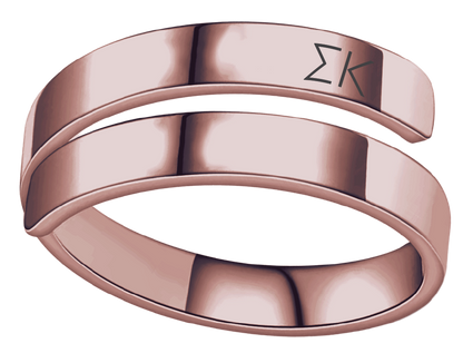 Sigma Kappa Lettered Rings