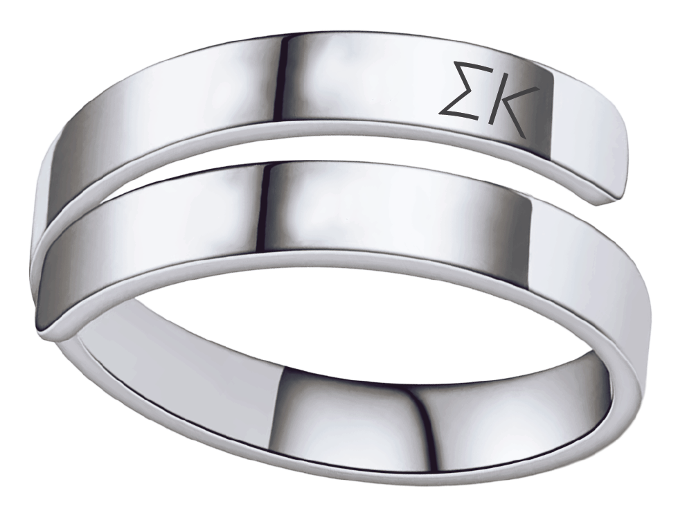 Sigma Kappa Lettered Rings