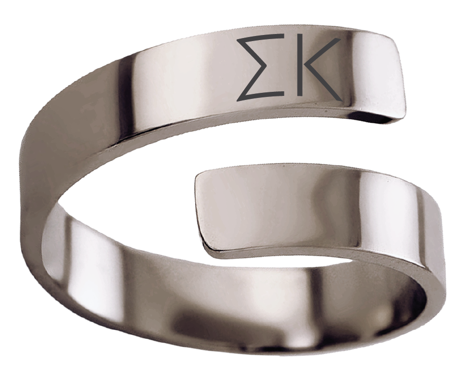 Sigma Kappa Lettered Rings