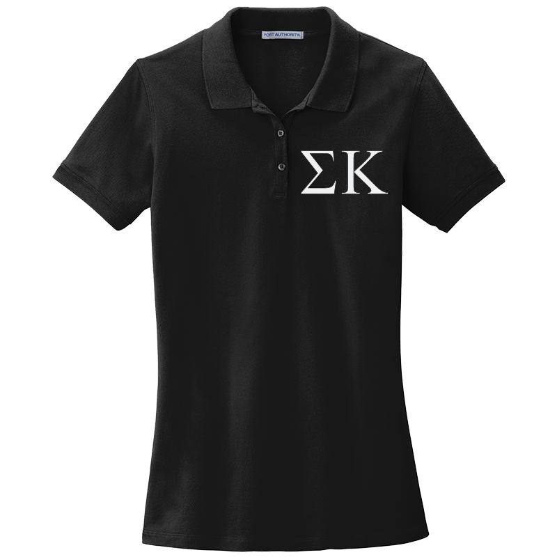 Sigma Kappa Ladies' Embroidered Polo Shirt