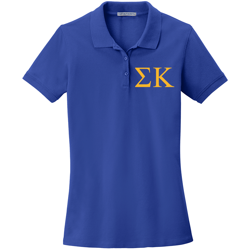 Sigma Kappa Ladies' Embroidered Polo Shirt