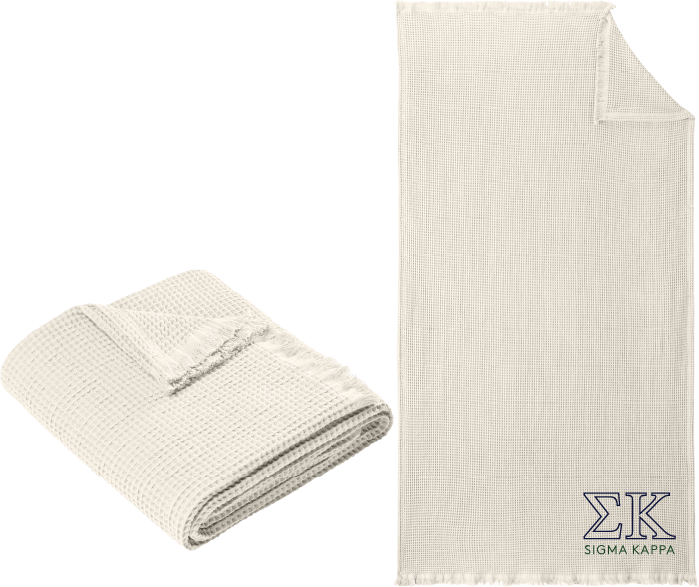 Sigma Kappa Letters and Name Blankets