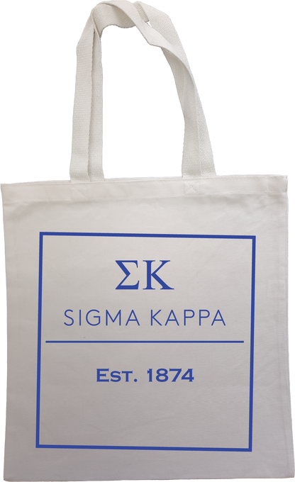 Sigma Kappa Tote Bags