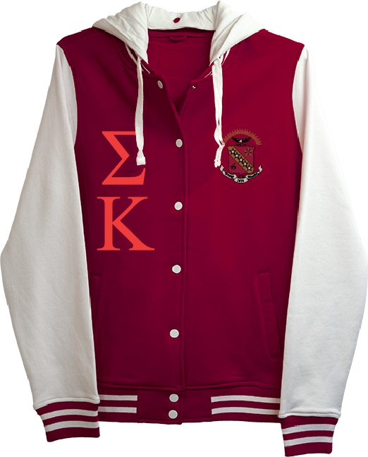 Sigma Kappa Varsity Hooded Sweatshirt