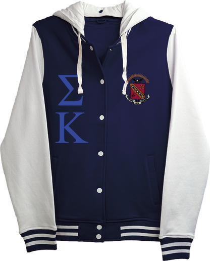 Sigma Kappa Varsity Hooded Sweatshirt