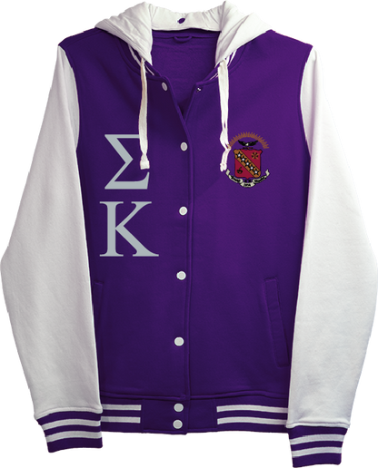 Sigma Kappa Varsity Hooded Sweatshirt