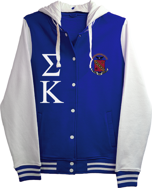 Sigma Kappa Varsity Hooded Sweatshirt