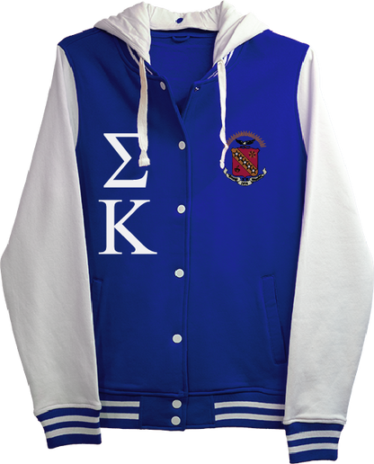 Sigma Kappa Varsity Hooded Sweatshirt