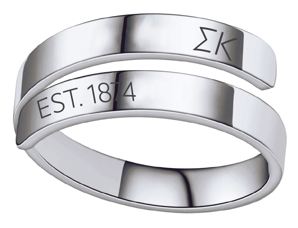 Sigma Kappa Year and Letters Rings