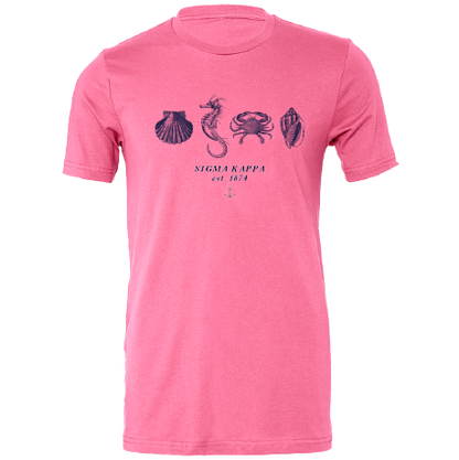 Sigma Kappa Nautical Graphic T-Shirts
