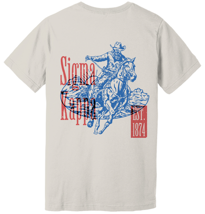 Sigma Kappa Cowboy Graphic T-Shirt
