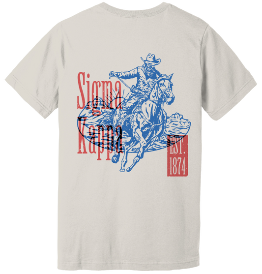 Sigma Kappa Cowboy Graphic T-Shirt
