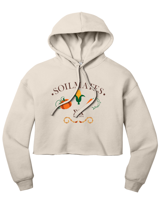 Sigma Kappa Soilmates Cropped Hoodie