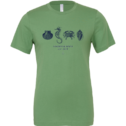 Sigma Kappa Nautical Graphic T-Shirts