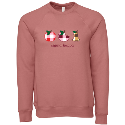 Sigma Kappa Apple Evolution Crewneck