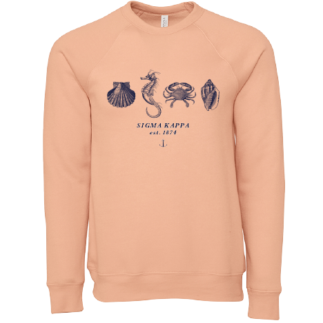 Sigma Kappa Nautical Graphic Crewnecks