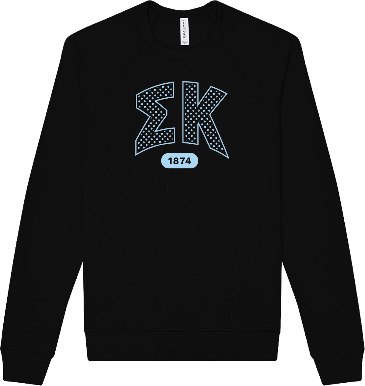 Sigma Kappa Varsity Polka Dot Crewneck