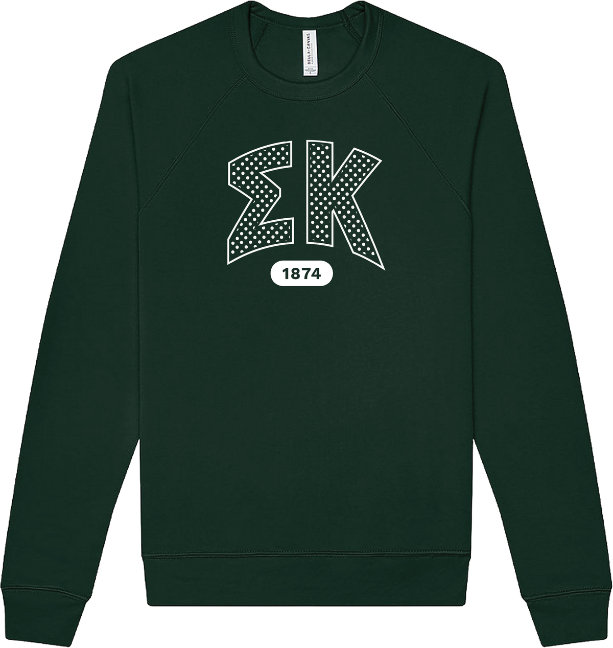 Sigma Kappa Varsity Polka Dot Crewneck