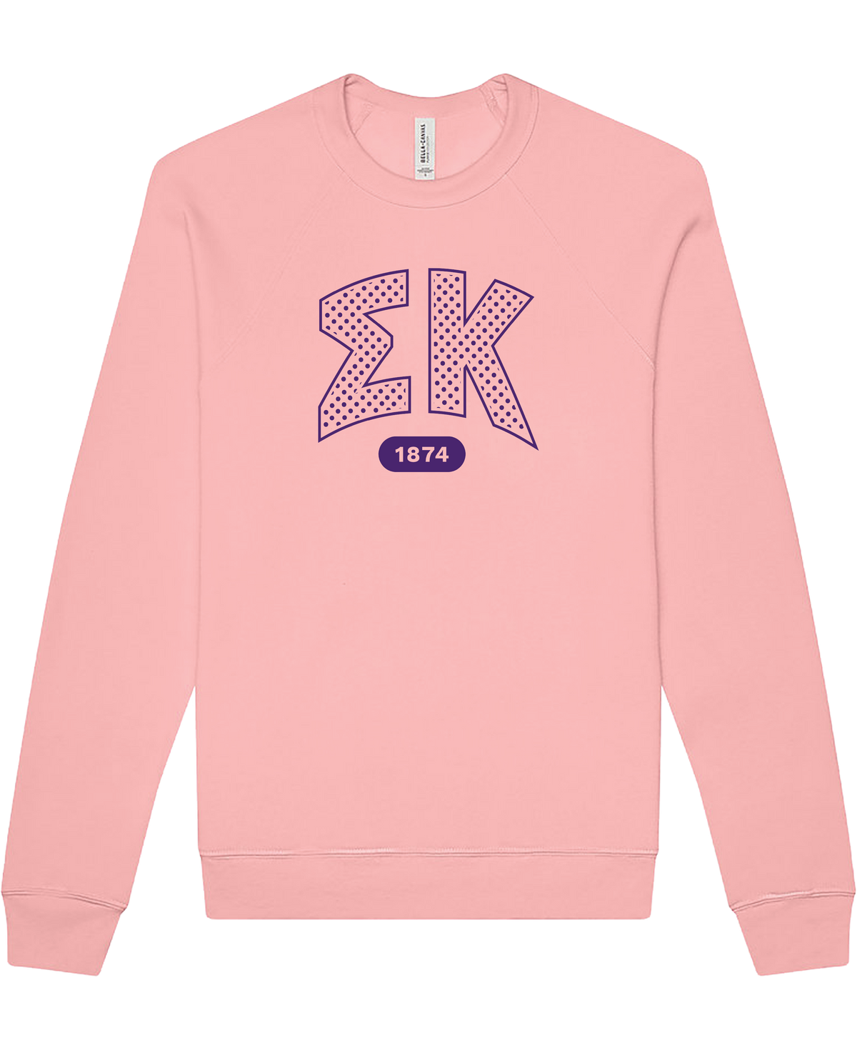 Sigma Kappa Varsity Polka Dot Crewneck